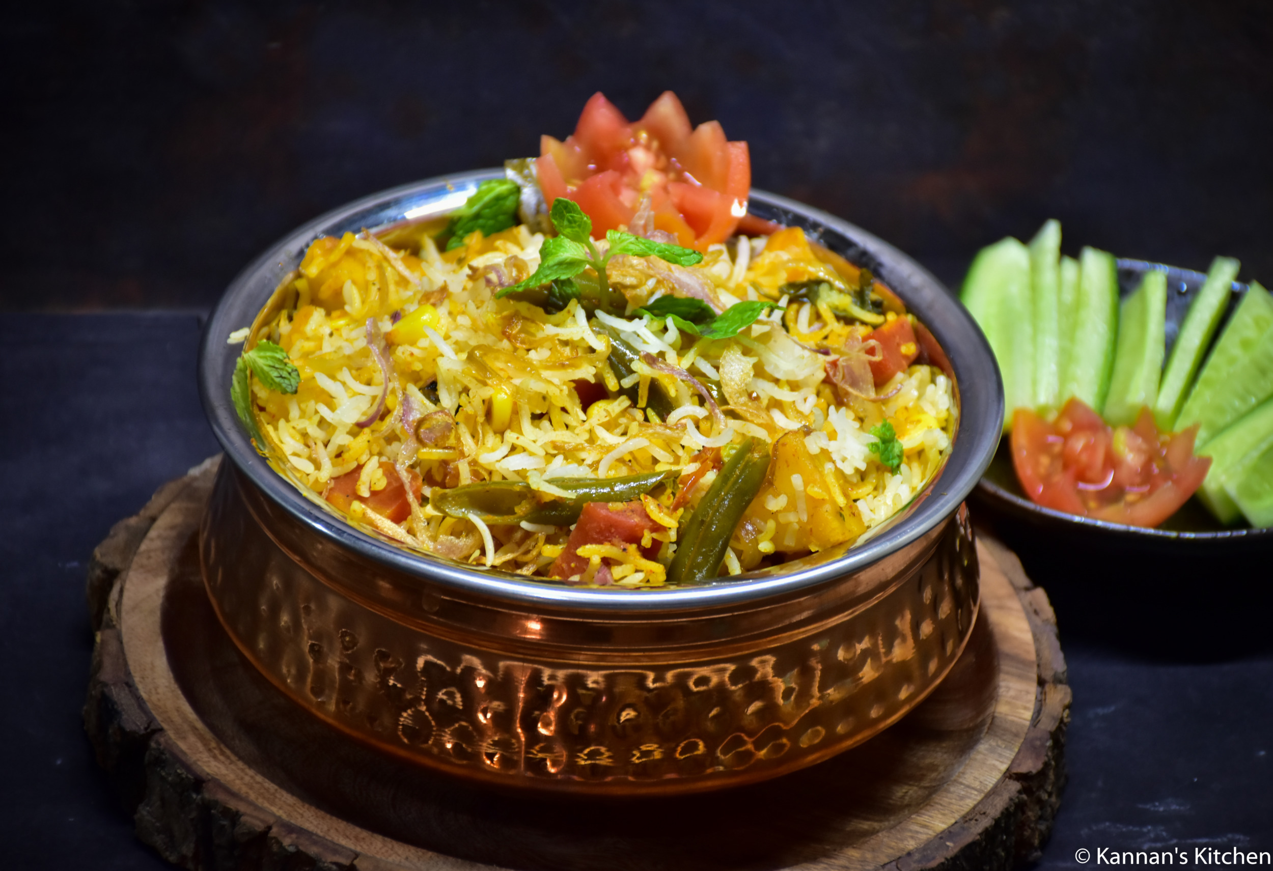 Hyderabadi Veg Dum Biryani Kannan s Kitchen
