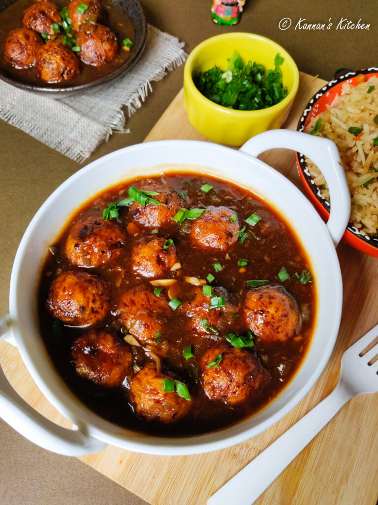 Veg Manchurian Gravy - Kannan's Kitchen