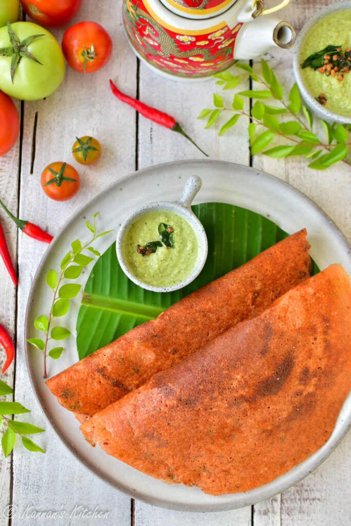 Tomato Dosa - Kannan's Kitchen