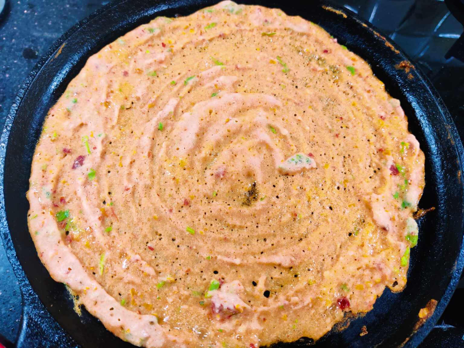 Tomato Dosa - Kannan's Kitchen