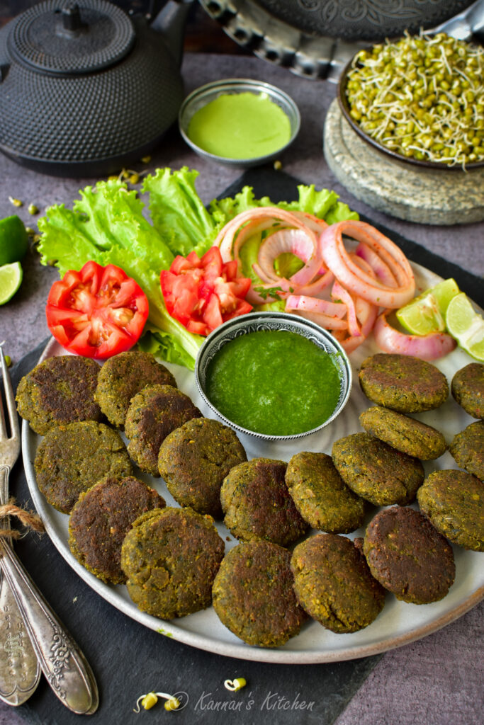 Soya Moong Sprouts Tikki