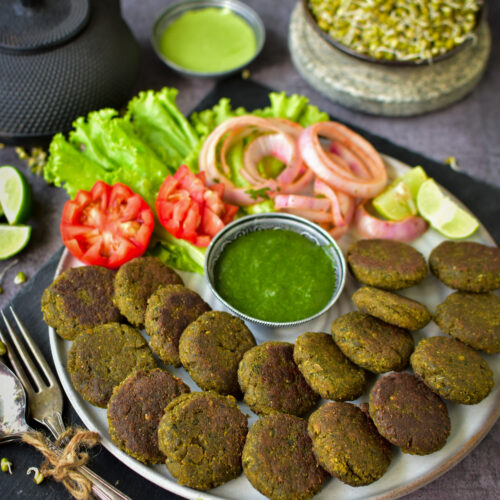 Soya Moong Sprouts Tikki